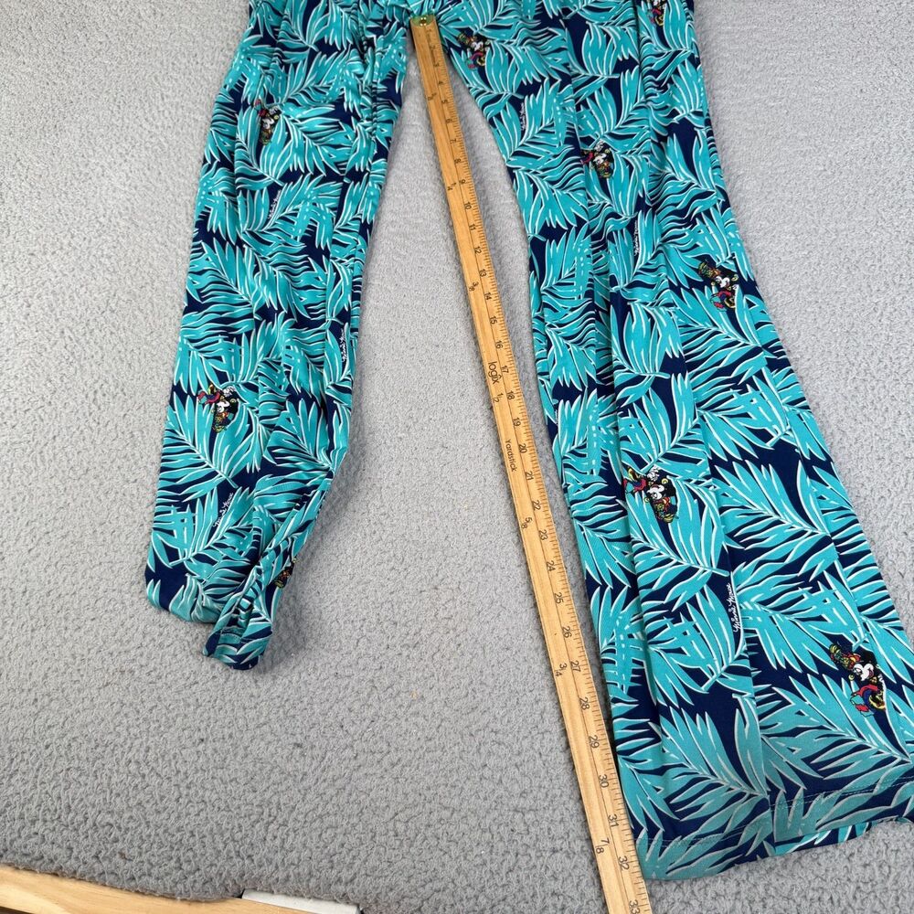 MINNIE MOUSE Lounge Pants Womens‎ Large Blue Disney Sleep PJ's Tropical - Picture 10 of 14